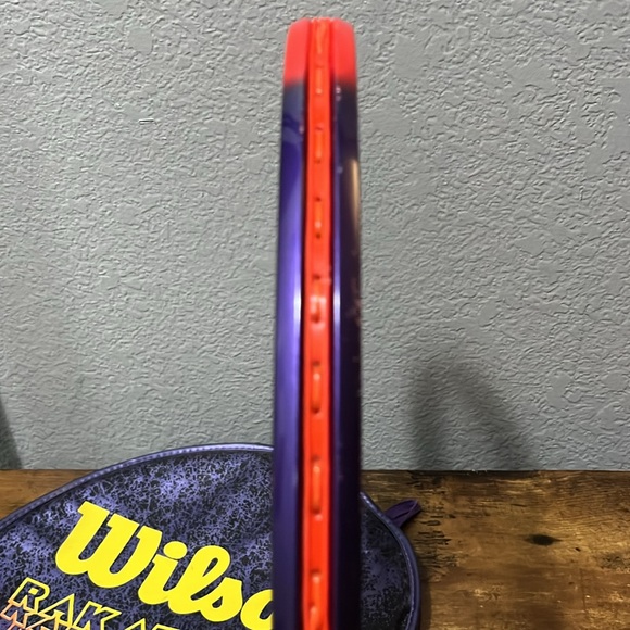 Wilson Rak Attak Jr Tennis Racket & Cover - Picture 12 of 16